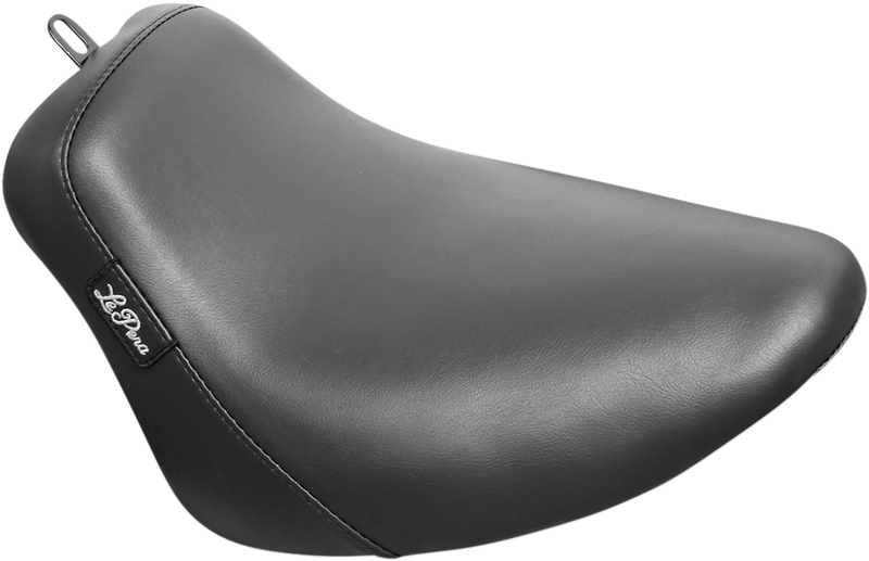 LE PERA Bare Bones Solo Seat - Smooth - Black - Softail '18-'23