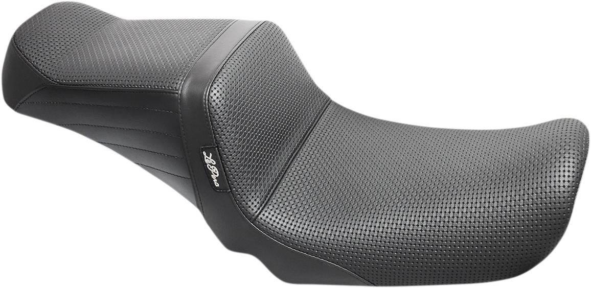 LE PERA Tailwhip Seat - Basketweave - Black - '06-'17 DYNA MODELS