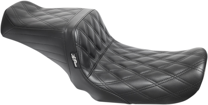 LE PERA Tailwhip Seat - Double Diamond - Black - Dyna '06-'17