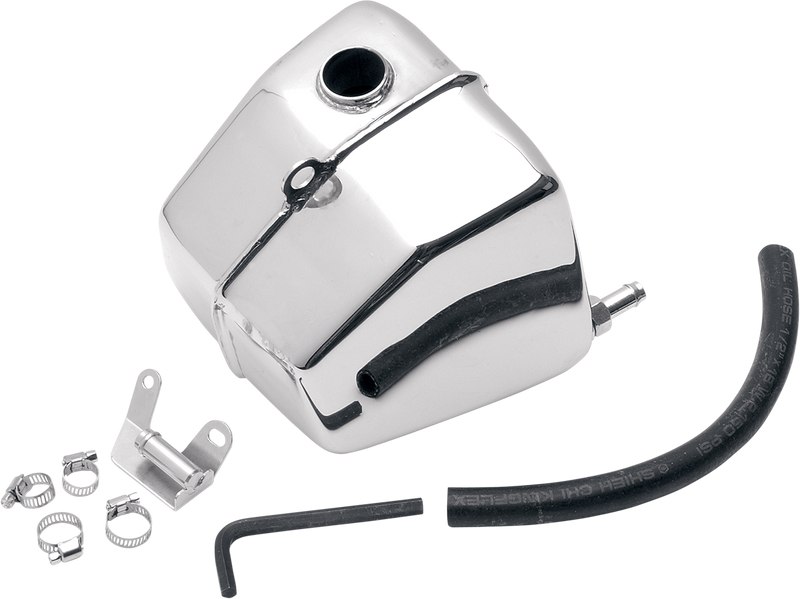 DRAG SPECIALTIES Replacement Oil Tank - Chrome - FXR '82-'93