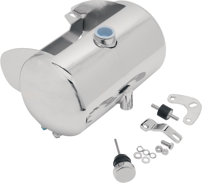DRAG SPECIALTIES Custom Center Fill Oil Tank - Chrome - Softail '84-'99