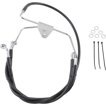 DRAG SPECIALTIES Brake Line - Front - FLH '96-'07