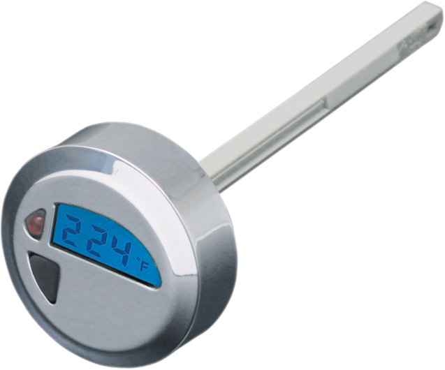 DRAG SPECIALTIES Billet Aluminum LCD Oil Temperature Gauge Dipstick - Softail '00-'17