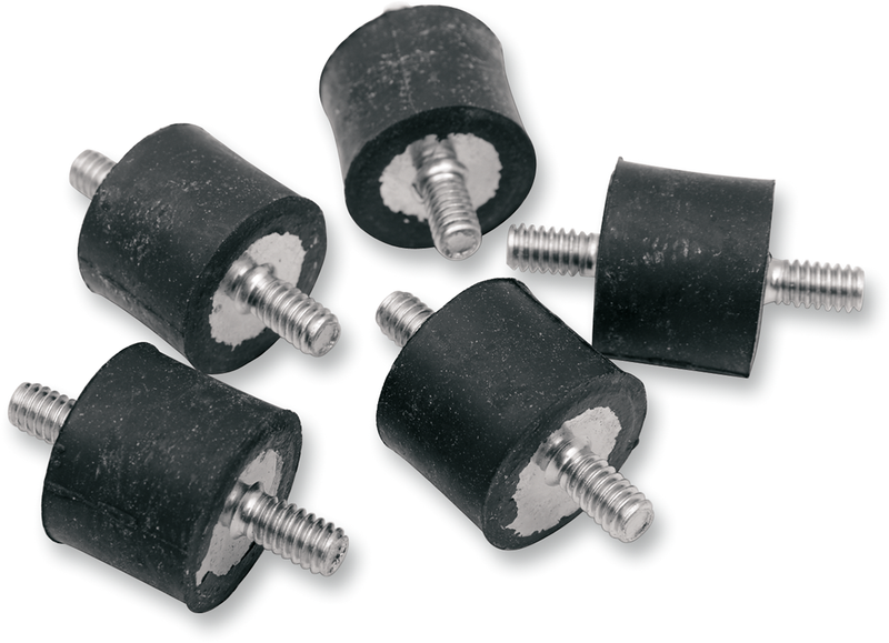 DRAG SPECIALTIES Universal Heavy-Duty Vibration Mount - 1/4"-20 x 1/2" - 5-Pack