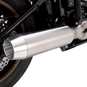VANCE & HINES 2-into-1 Gaslighter Exhaust System - Brushed - M8 Softail 27349