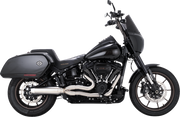VANCE & HINES 2-into-1 Gaslighter Exhaust System - Brushed - M8 Softail 27348