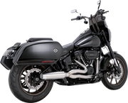 VANCE & HINES 2-into-1 Gaslighter Exhaust System - Brushed - M8 Softail 27348