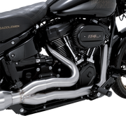 VANCE & HINES 2-into-1 Gaslighter Exhaust System - Brushed - M8 Softail 27348