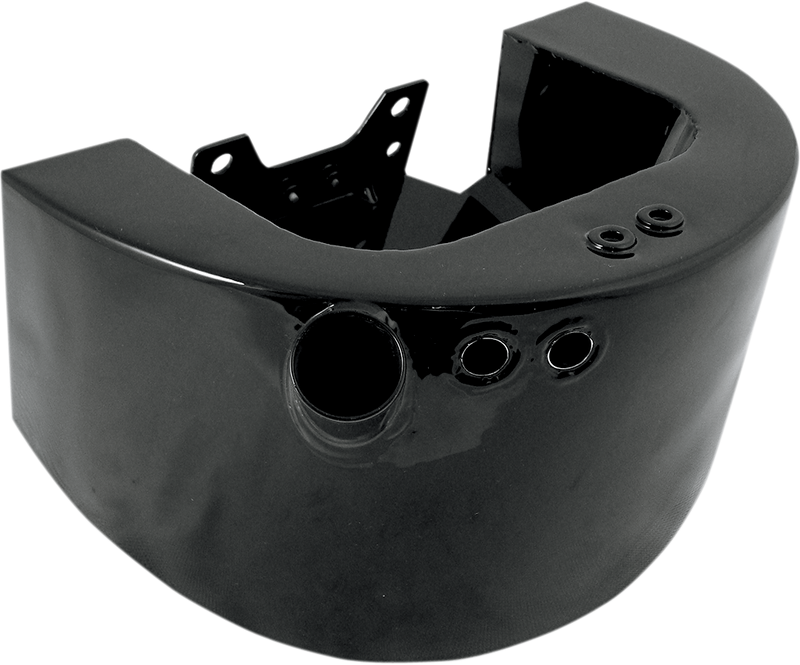 DRAG SPECIALTIES Side Fill Oil Tank - Gloss Black - Softail