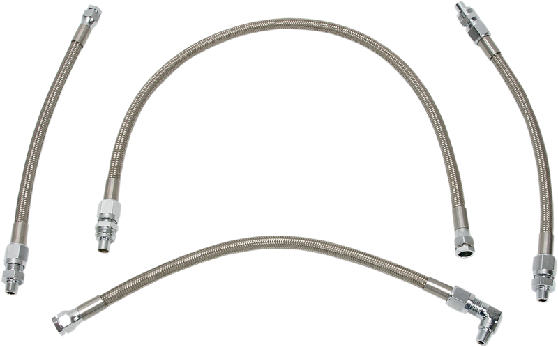 DRAG SPECIALTIES Replacement Oil Line Kit - Stainless Steel - '92-'99 Softail