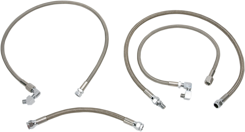 DRAG SPECIALTIES Oil Line Kit - Stainless Steel - Sportster