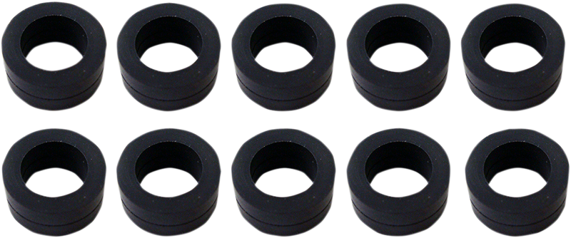 DRAG SPECIALTIES Lower Oil Fitting Seals - 10-Pack