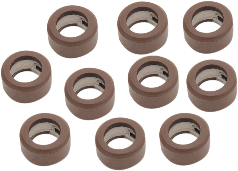 DRAG SPECIALTIES Lower Oil Fitting Seals - 10-Pack