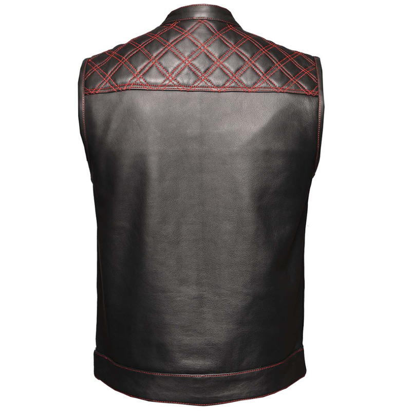 The Men's Diamond Stitch Club Vest by Unik Premium combines sophisticated design with practical features.