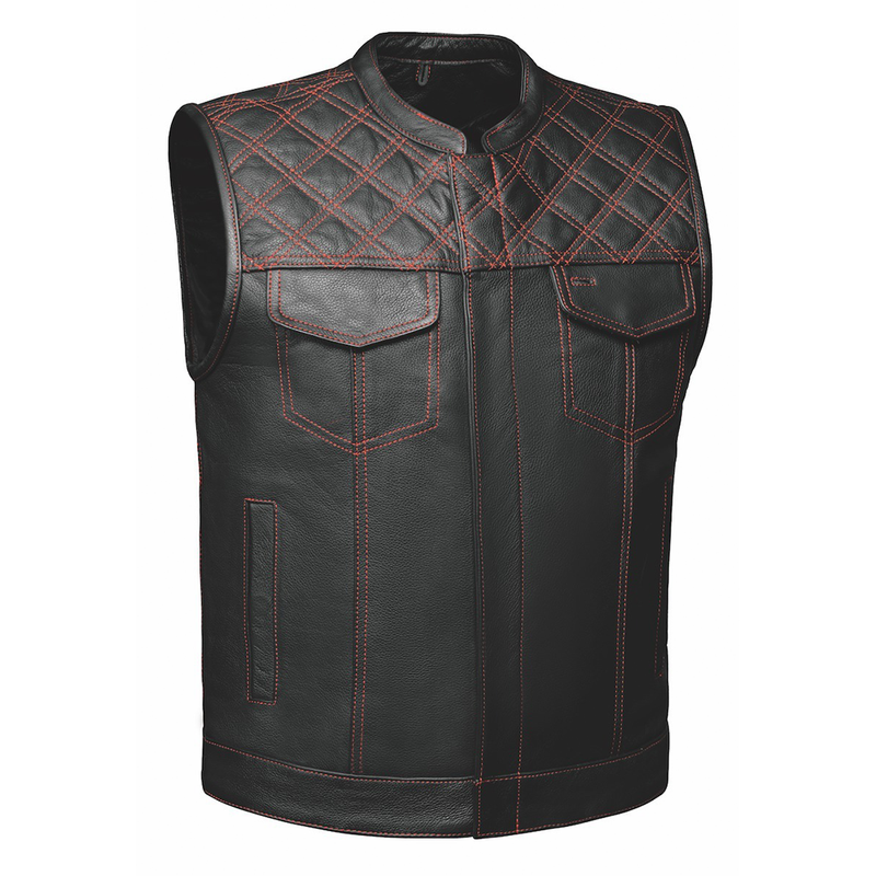 The Men's Diamond Stitch Club Vest by Unik Premium combines sophisticated design with practical features.