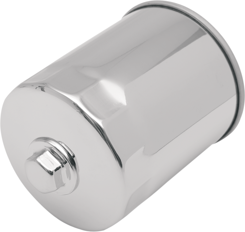 DRAG SPECIALTIES Spin-On Oil Filter with Nut - Chrome - Sportster