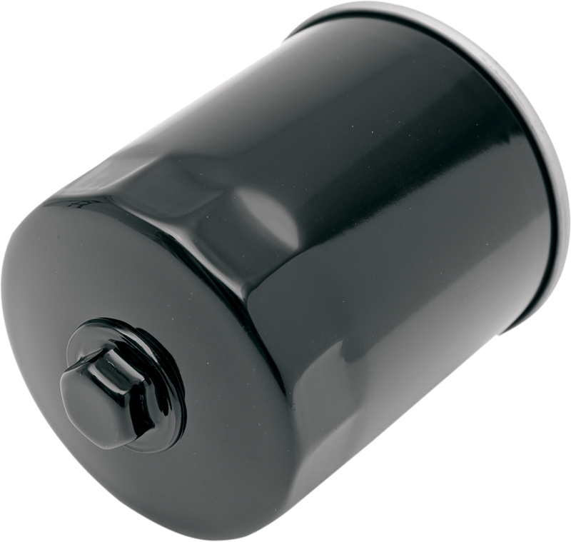 DRAG SPECIALTIES Spin-On Oil Filter with Nut - Black - Sportster '86-'22