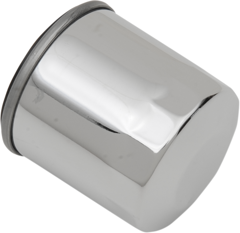 DRAG SPECIALTIES Spin-On Oil Filter - Chrome - Indian