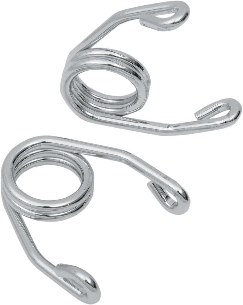 DRAG SPECIALTIES Torsion Solo Seat Springs - Chrome - 3"