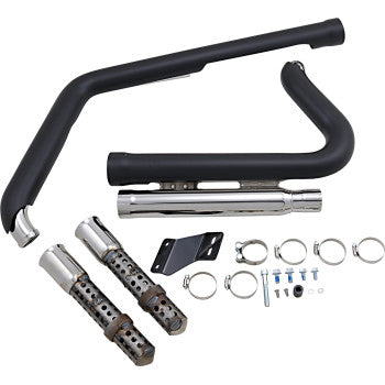 COBRA Speedster 909 Exhaust System - Black - '12-'17 Softail