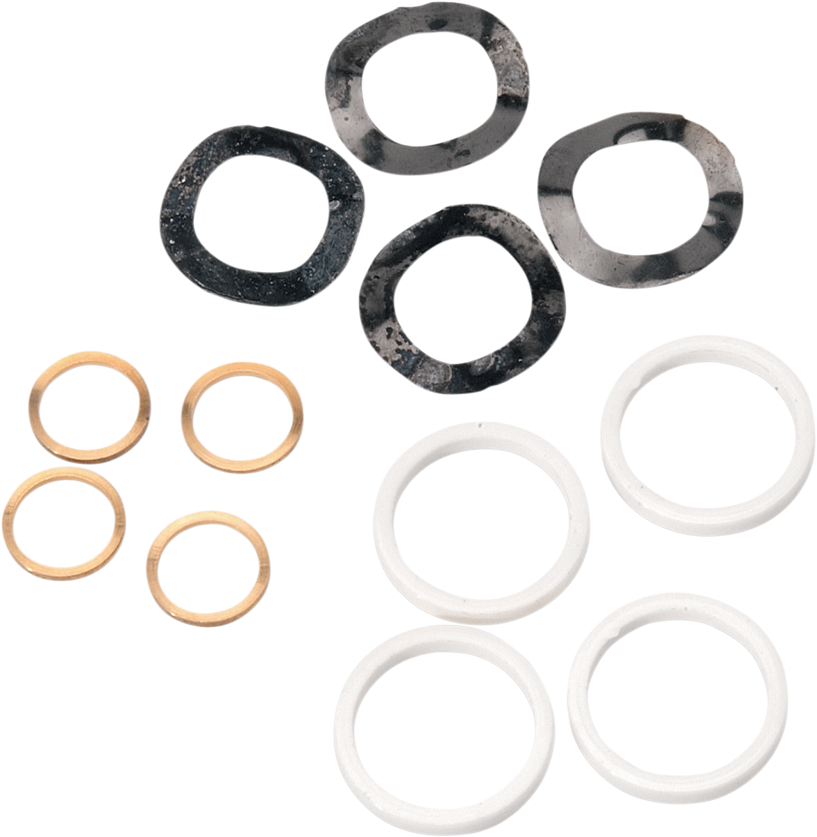 DRAG SPECIALTIES Rocker Shaft Adjuster Shim Kit - Big Twin '66-'84 ...