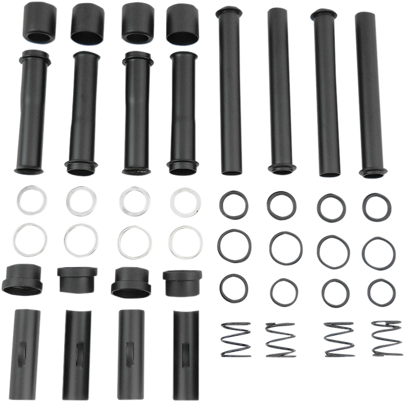 DRAG SPECIALTIES Pushrod Tube Kit - Black - XL '86-'03