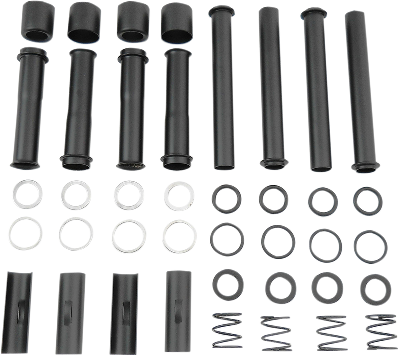 DRAG SPECIALTIES Pushrod Tube Kit - Black - XL '04-'21