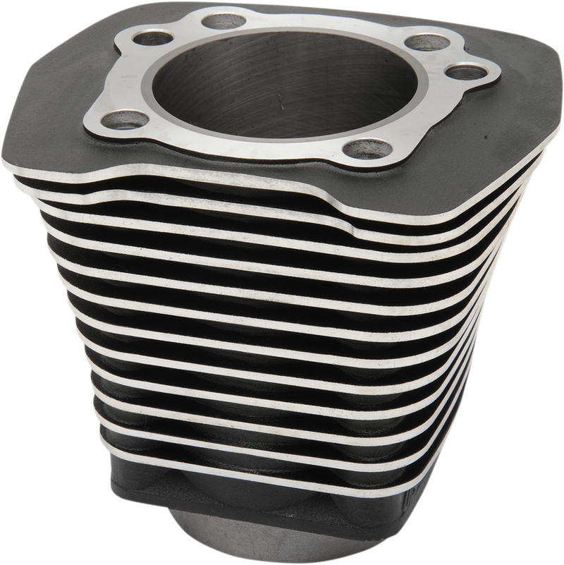 DRAG SPECIALTIES Replacement 1340cc Cylinder Black with Highlighted Fins - Evo '84-'99
