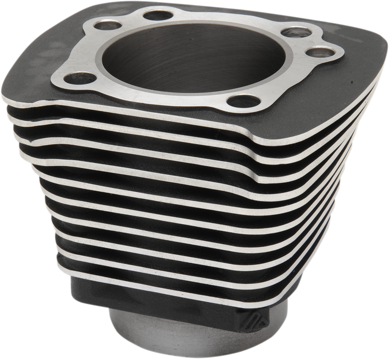 DRAG SPECIALTIES Replacement 1200cc Cylinder Black with Highlighted Fins - XL '88-'03
