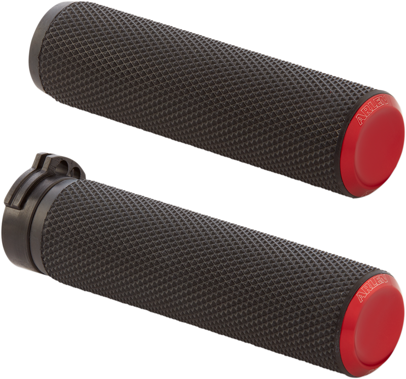 ARLEN NESS Knurled Grips - Cable - Red