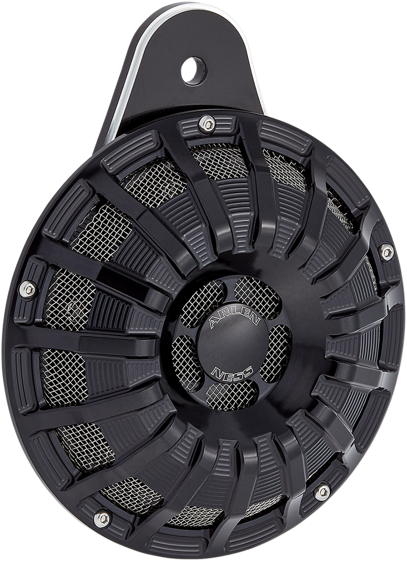 ARLEN NESS Custom Billet Horn - 15 Spoke - Black - XL