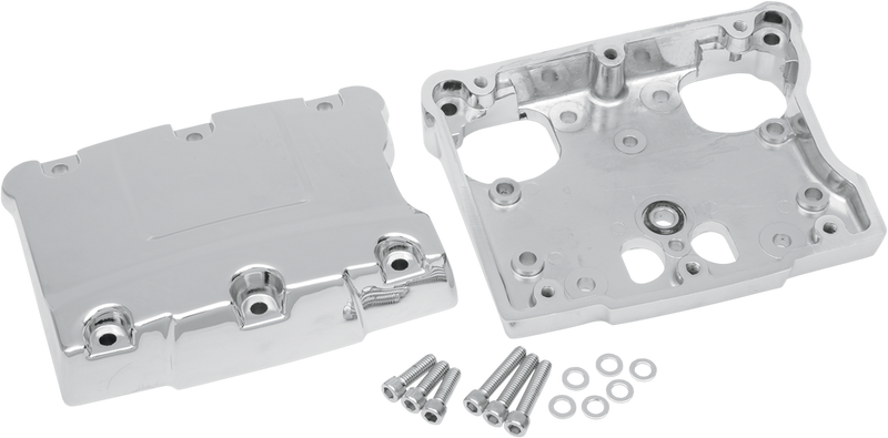 DRAG SPECIALTIES Replacement Rocker Box Kit - Chrome - Twin Cam '99-'17