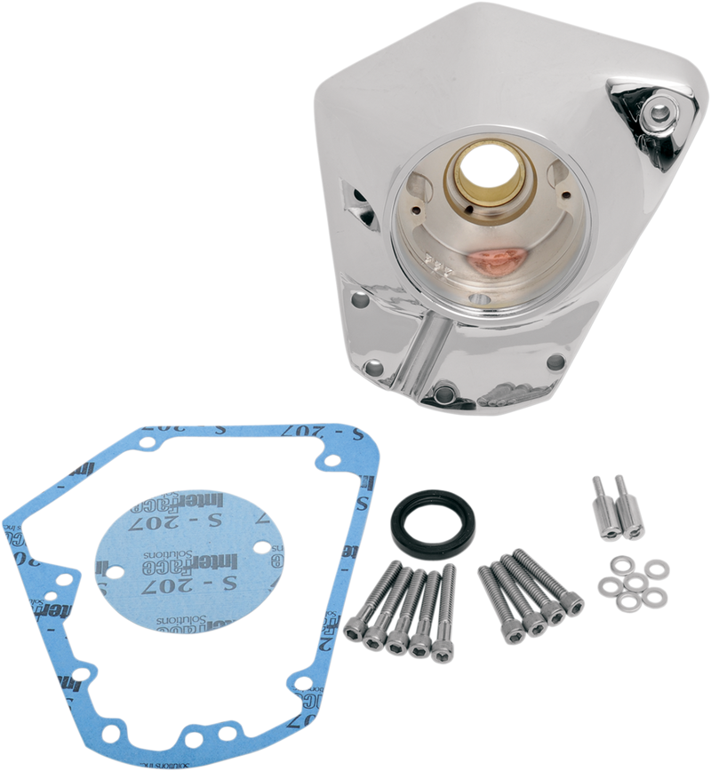 DRAG SPECIALTIES Replacement Cam Cover Kit - Chrome - EVO Big Twin '93-'99