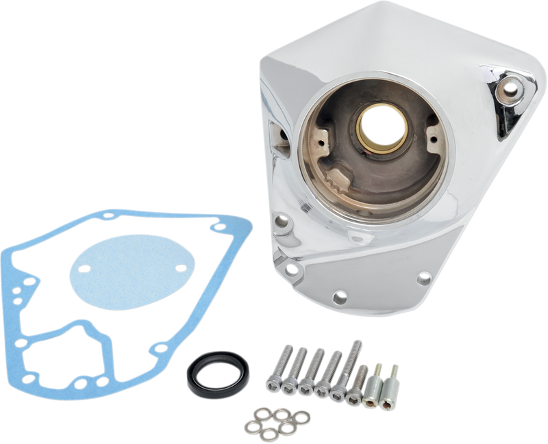 DRAG SPECIALTIES Replacement Cam Cover Kit - Chrome - Big Twin '73-'92