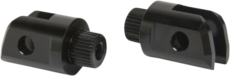 ARLEN NESS Driver Splined Footpeg Mount - Black - Softail