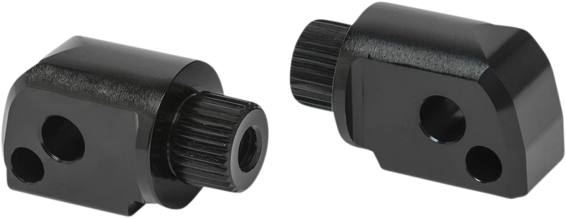 ARLEN NESS Passenger Splined Footpeg Mount - Black - Softail