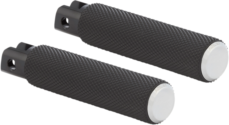 ARLEN NESS Passenger Knurled Footpegs - Chrome - 2018-2020 SOFTAIL MODELS