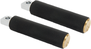 ARLEN NESS Passenger Knurled Footpegs - 2018-2025 SOFTAIL MODELS - Brass