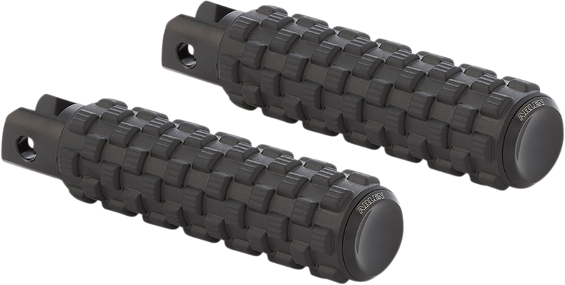 ARLEN NESS Passenger Air Trax Footpegs - Black - 2018-2020 SOFTAIL MODELS