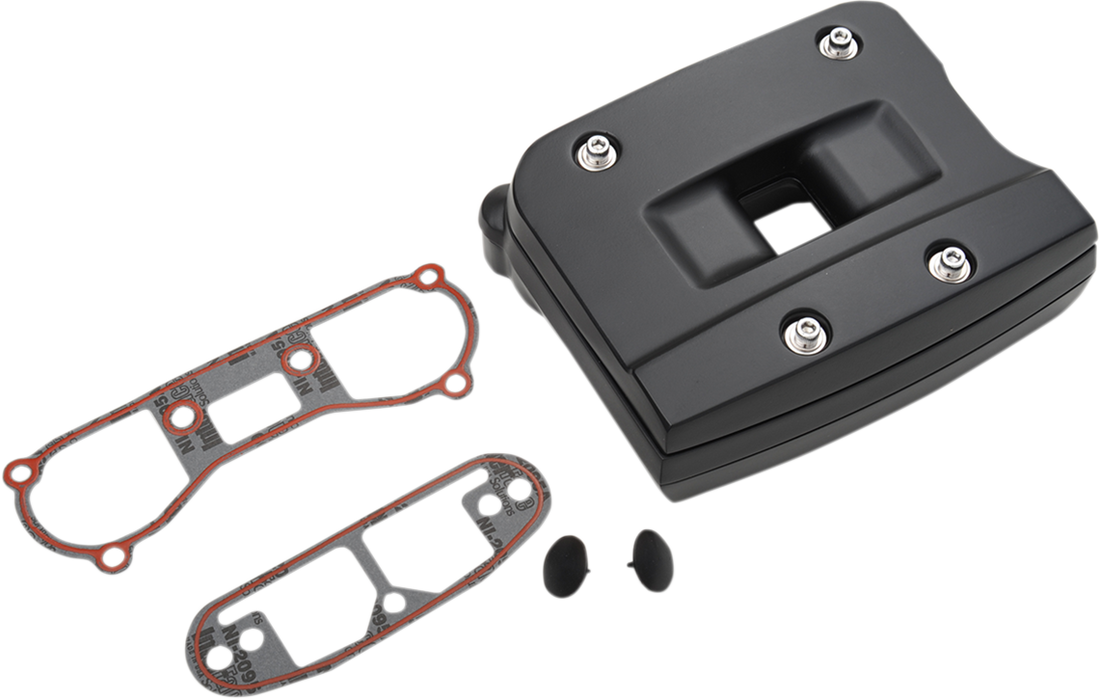 DRAG SPECIALTIES Replacement Rocker Box Kit - Satin Black - EVO Big Tw ...