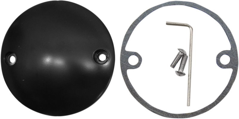 DRAG SPECIALTIES Replacement Spherical Radius 2-Hole Points Cover - Flat Black
