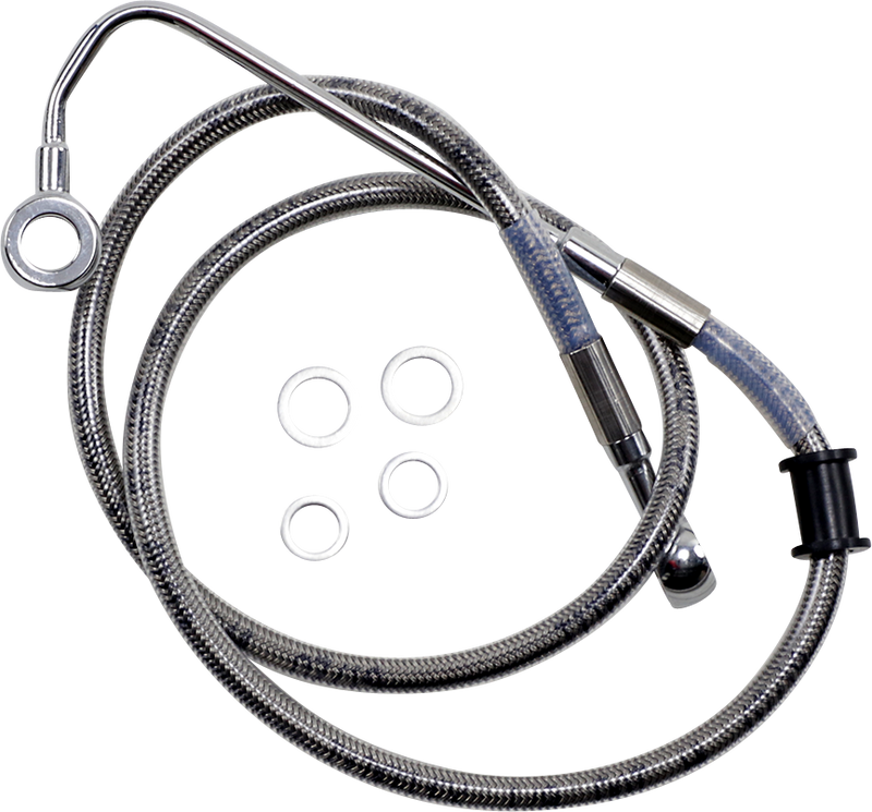 DRAG SPECIALTIES Standard Length Stainless Steel Brake Line - Front (Upper) - FLSTCI '15-'17