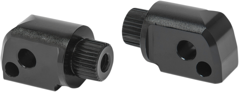 ARLEN NESS Splined Footpeg Mount - Anodized Black - Indian Scout