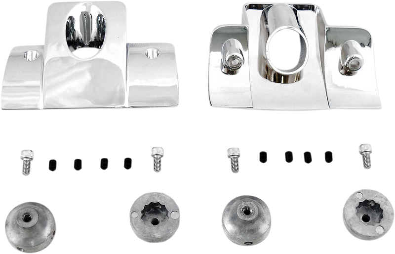 DRAG SPECIALTIES Spark Plug / Head Bolt Cover Kit - Chrome - Sportster '04-'21