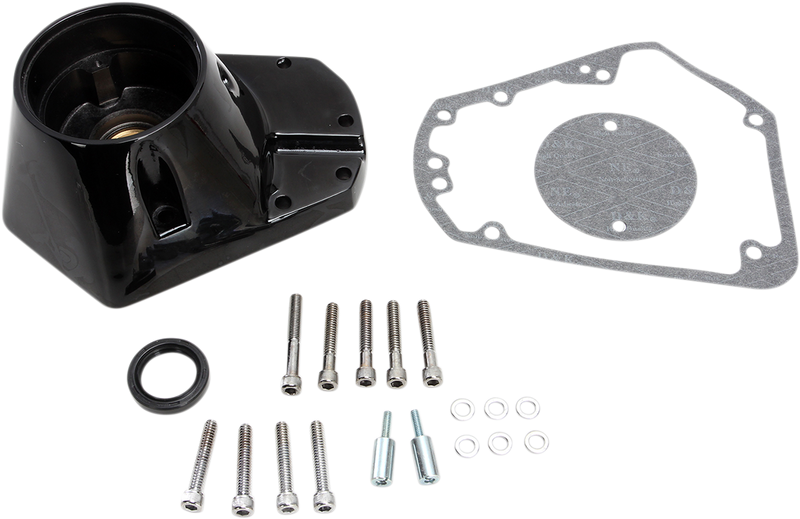 DRAG SPECIALTIES Replacement Die-cast Cam Cover - Gloss Black - EVO Big Twin '93-'99