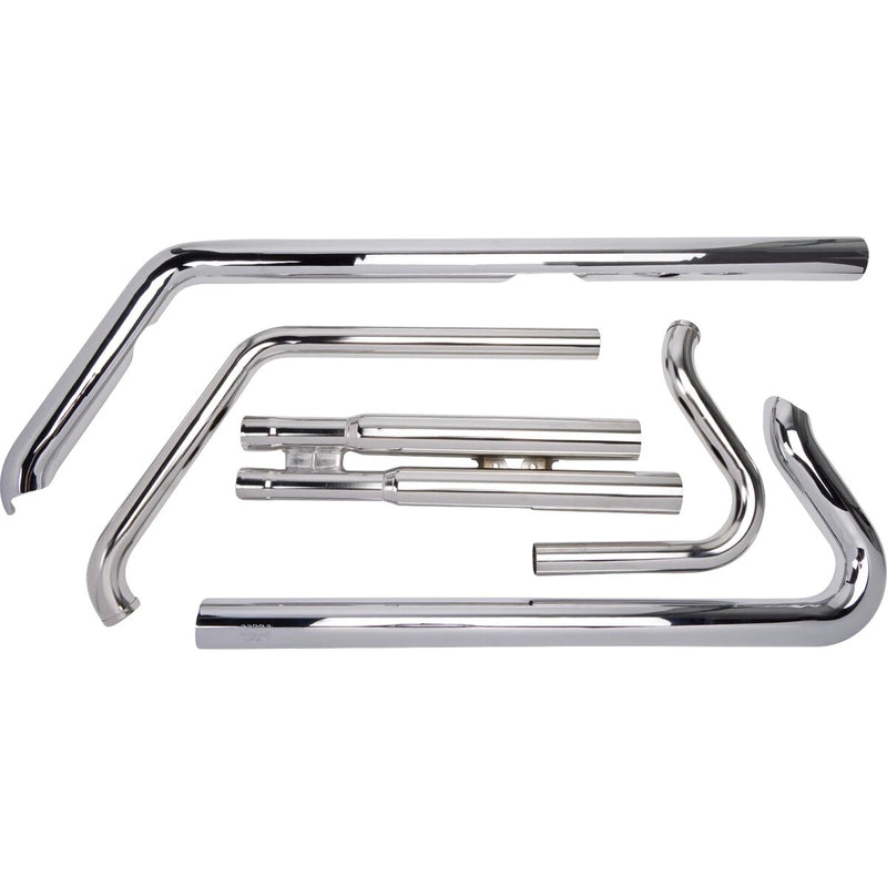 COBRA Speedster Slashdown Exhaust System - Chrome - '86-'06 Softail
