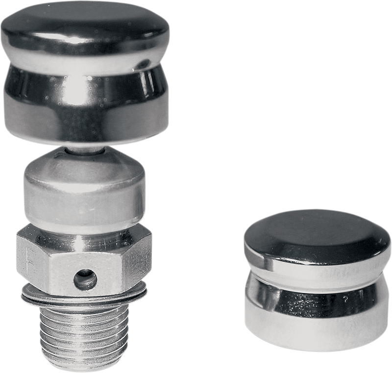 DRAG SPECIALTIES Compression Release Cap Set - Chrome