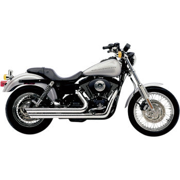 COBRA Speedster Slashdown Exhaust System - Chrome - '91-'05 Dyna