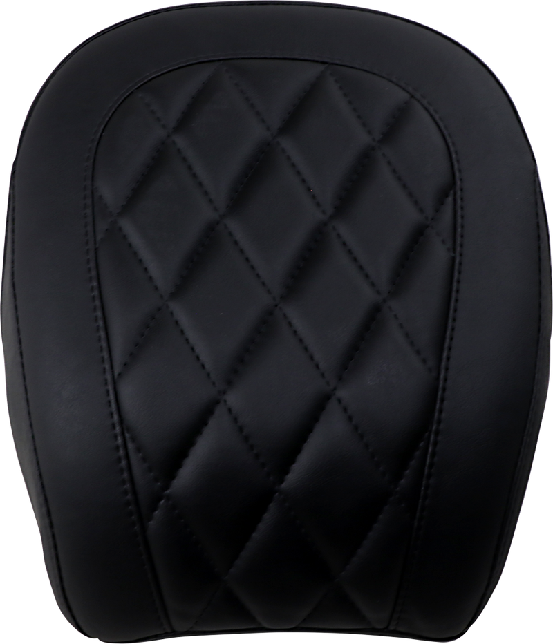 MUSTANG Wide Tripper™ Rear Seat - Diamond Stitch - Black - Street Bob '18-'21