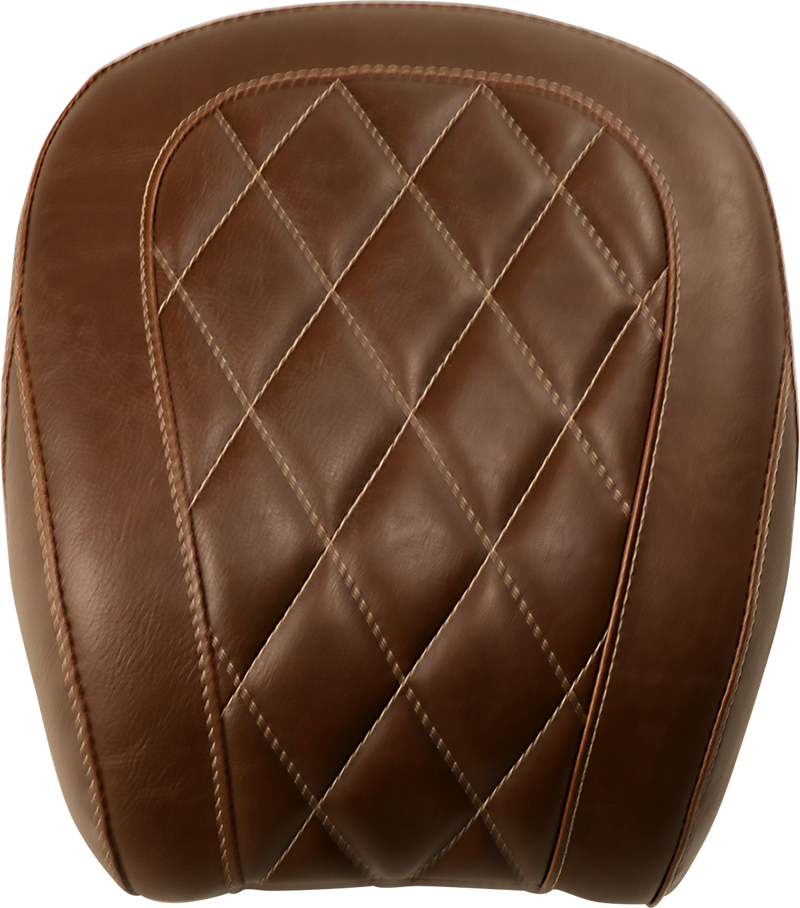 MUSTANG Wide Tripper™ Rear Seat - Diamond - Brown - FLHC/S '18-'21